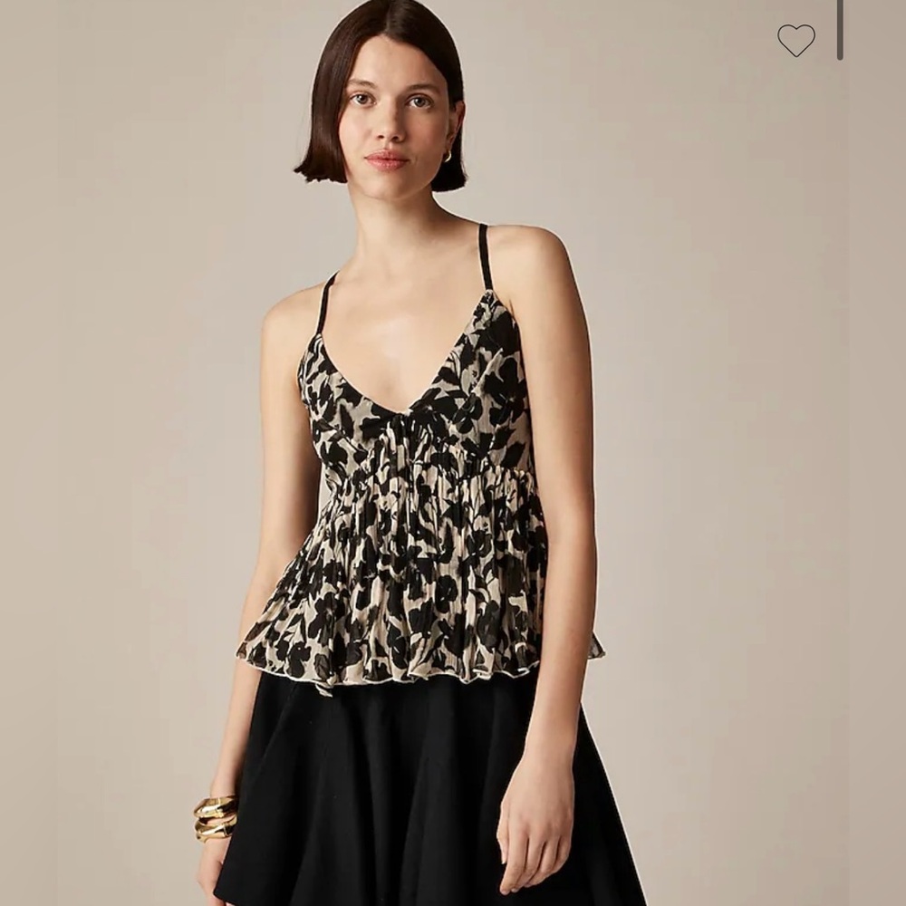 J CREW Flowy Ruffle Top, Size 3X, NWT
